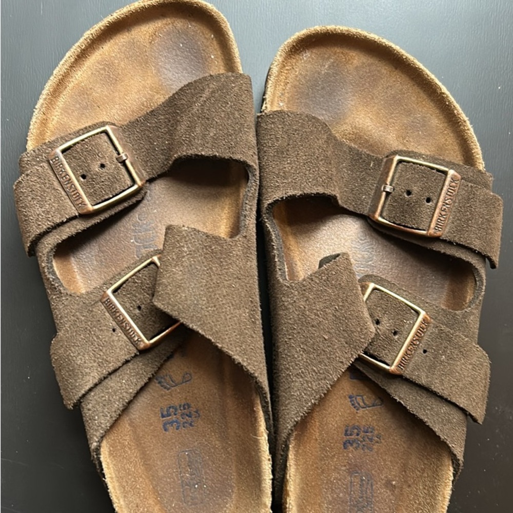 Birkenstock Brown Suede Sandals